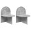 VidaXL vidaXL Bedside Table 2 pcs Concrete Grey 48 x 49 x 65 cm 4