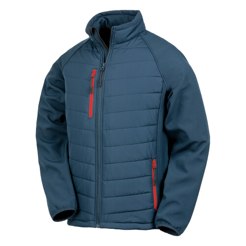 Result (XXL, Navy/Red) Result Womens/Ladies Compass Soft Shell Jacket