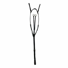 (Pony, Black) Aviemore Hunt Weight Leather Horse Breastplate