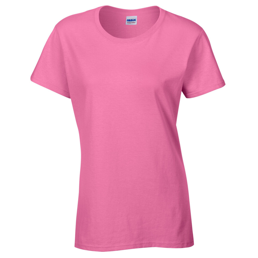 Gildan (S, Azalea) Womens/Ladies Heavy Cotton Heavy Blend T-Shirt