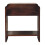 Dark Brown Walnut Bedside Table, 35*45*50cm 5