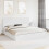 VidaXL vidaXL Bed Frame with Storage and Headboard White 180 x 200 cm 1