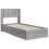VidaXL vidaXL Bed Frame with Storage and Headboard Grey Sonoma 90 x 200 cm 5