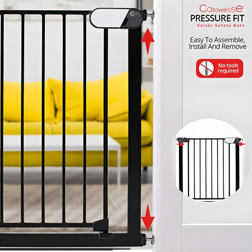 Callowesse Saluki Pressure Fit Safety Gate Black 2