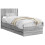 VidaXL vidaXL Bed Frame with Storage and Headboard Grey Sonoma 90 x 200 cm 3