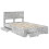 VidaXL vidaXL Bed Frame Concrete Grey 120 x 190 cm Engineered Wood 5