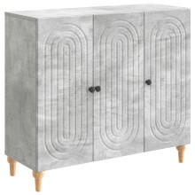 vidaXL Sideboard Concrete Grey 89 x 34.5 x 80 cm Engineered Wood