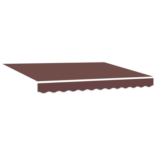 VidaXL vidaXL Awning Replacement Fabric Brown 3.5 x 2 m Polyester 1