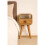 Solid Wood Mini Curved Bedside Table, 20*20*40cm 3