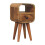Solid Wood Mini Curved Bedside Table, 20*20*40cm 10