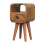 Solid Wood Mini Curved Bedside Table, 20*20*40cm 9