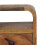 Solid Wood Mini Curved Bedside Table, 20*20*40cm 11