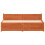 VidaXL vidaXL Bed Frame Wax Brown 205.5 x 165.5 x 51 cm Solid Pine Wood 4
