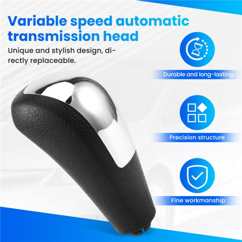 Gear Shift Knob Automatic Shift Knob for  Focus MK2 Fiesta 2005 - 2012 Silver 2