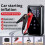 Dual Screen Car Emergency  Power Inflatable Pump Multifunctional Portable Lighter 8000mAh 2