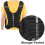 10kg Neopren Gewichtsweste Unisize schwarz 8