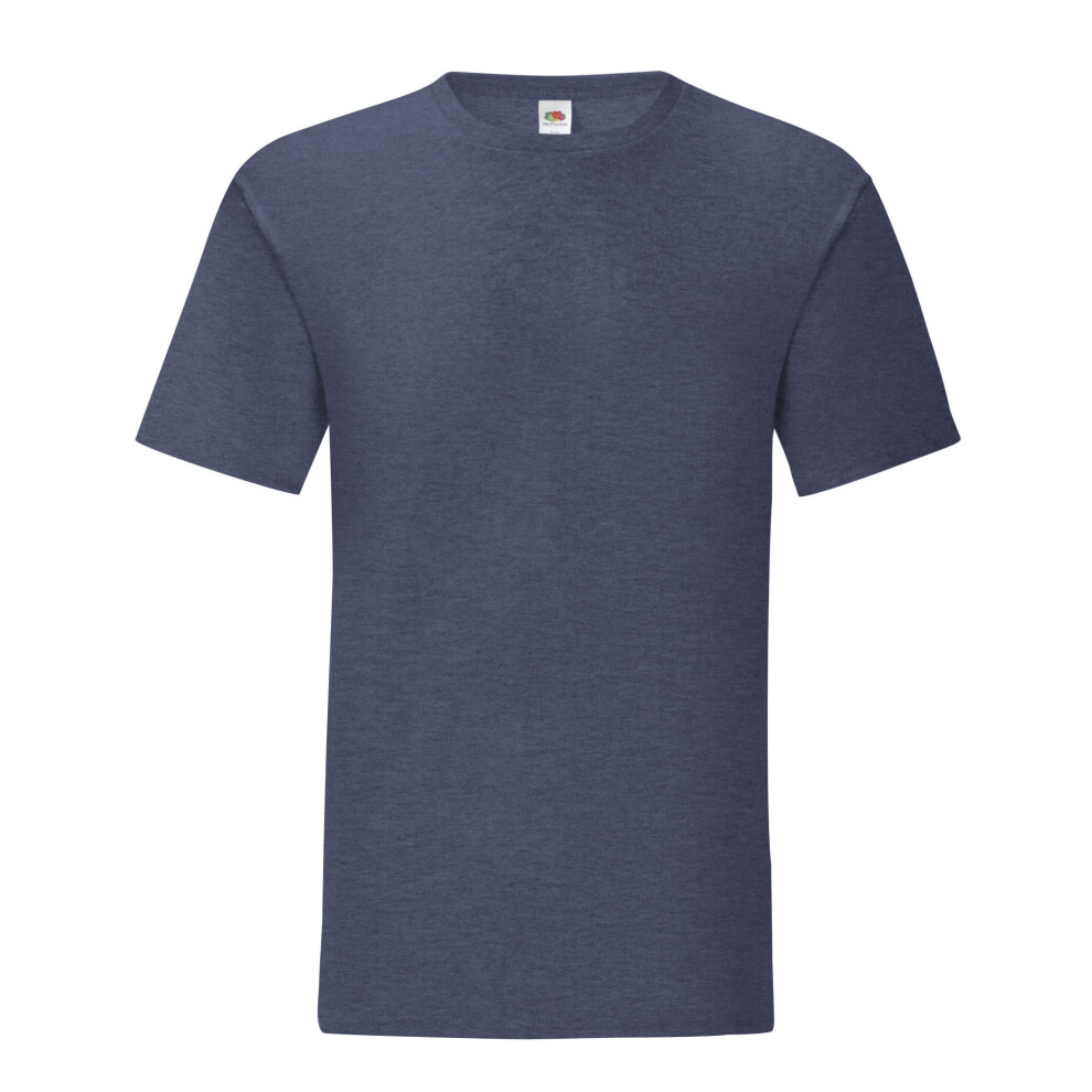 Fruit Of The Loom (M, Heather Navy) Mens Iconic 150 Heather T-Shirt
