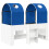 VidaXL vidaXL Bed with Tunnel 4 pcs White and Blue Engineered Wood 4