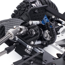 Caixa de Transmissão Ultraleve em Fibra de Carbono para Chassis NOD 48P LCG 1/10, Peças de Atualização para Carros RC Crawler (À Venda)
