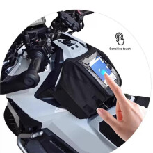 Waterproof Front Footwell Storage Bag for VOGE SR450X Motorcycle - Adjustable, Multifunctional Aftermarket Storage Pouch