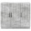 VidaXL vidaXL Sideboard Concrete Grey 89 x 34.5 x 77 cm Engineered Wood 5