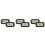 6Pcs 12V 6 Inch Flush Mount Work Light 26 LED Super Bright Spotlight Car Headlights 1