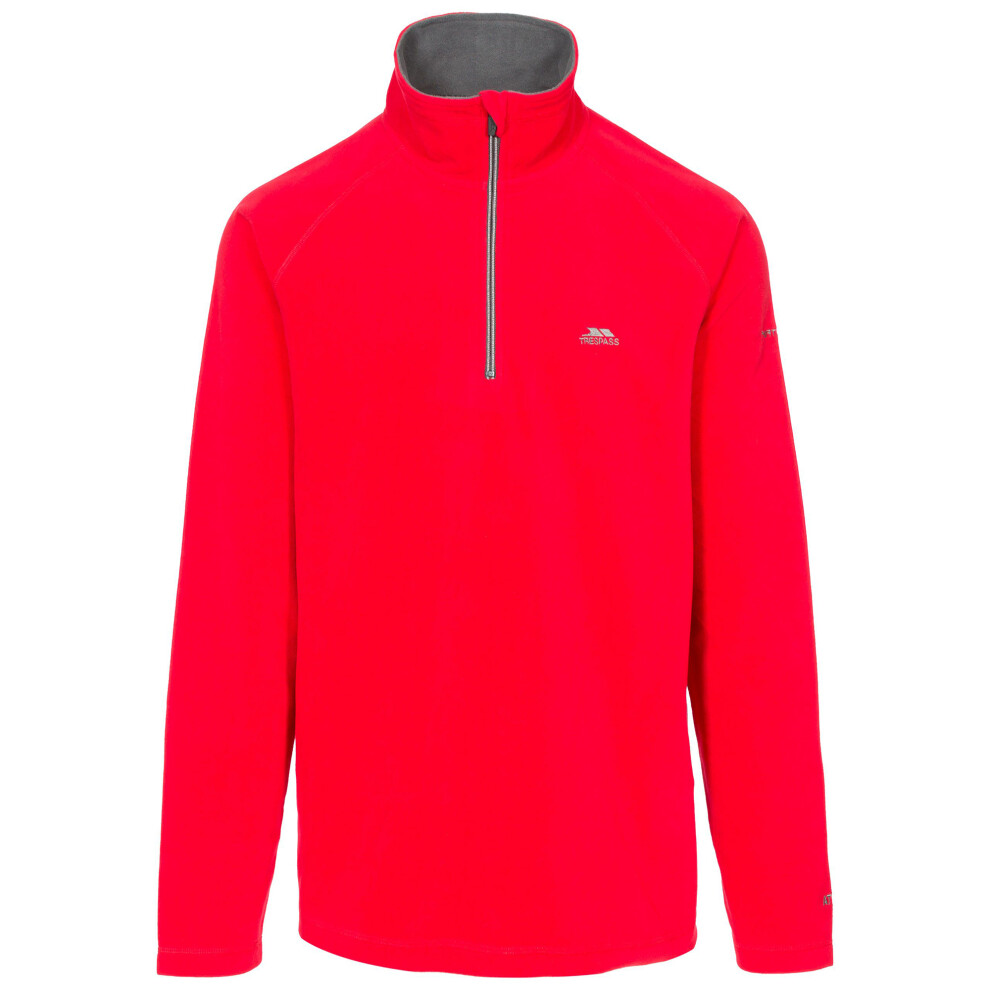 Trespass (Xxl, Red) Mens Blackford Microfleece