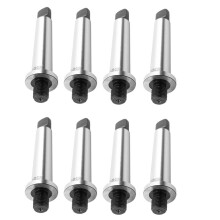 8X 2Mt Shank to 1/2 Inch -20 Threaded Drill Chuck Arbor Hardened Morse Taper Mt2 Adapter