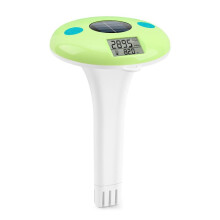 Solar Salinity Meter Temp Salt Tester Waterproof Floating Pool Salt Water Tester for Aquarium Swimming Pool Spa