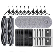 For MOVA P50 Pro Ultra / P50 Ultra Robot Vacuum Cleaner Main Side Brush Mop Cloth HEPA Filter Dust Bag Spare Parts