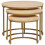 VidaXL vidaXL Nesting Coffee Tables 3 pcs Brown Solid Mango Wood and Steel 5