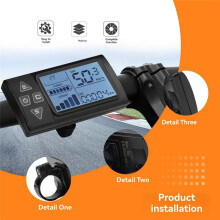 36V 48V 250W 350W Brushless Motor Drive Controller S861 LCD Kit for Electric Mountain Bike Scooter Part