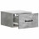 VidaXL vidaXL Wall-Mounted Bedside Cabinet with Drawer 2 pcs Concrete Grey 4