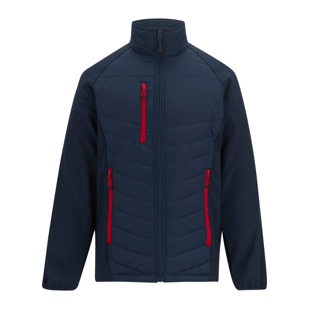 Regatta (Xl, Navy/Classic Red) Mens Full Zip Padded Jacket