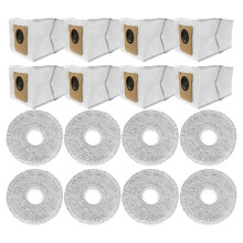 16PCS Vacuum Dust Bag and Mop Cloth Set for Mijia M40 D110CN Vacuum Cleaner Spare Parts