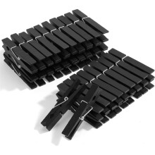 Grote Houten Wasknijpers, 7,2 cm, 100 Stuks, Natuurlijke Houten Klemmen voor Knutselwerkjes, Schoolprojecten, Het Ophangen van Foto'S en Chipszakken.