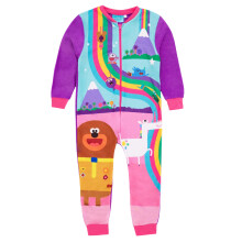 (3-4 Years, Multicoloured) Hey Duggee Girls Rainbow Sleepsuit