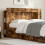 VidaXL vidaXL Headboard Cabinet with Storage Smoked Oak Engineered Wood 2