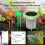 Wireless App Remote Control Waterproof IP66 Solar Soil Temperature and Humidity Moisture Sensor 3