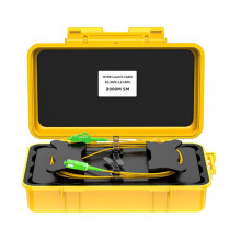 OTDR Launch Cable Box Dead Zone Eliminator Fiber Rings Fiber Optic OTDR Launch Cable Box 2km SC/APC-LC/APC