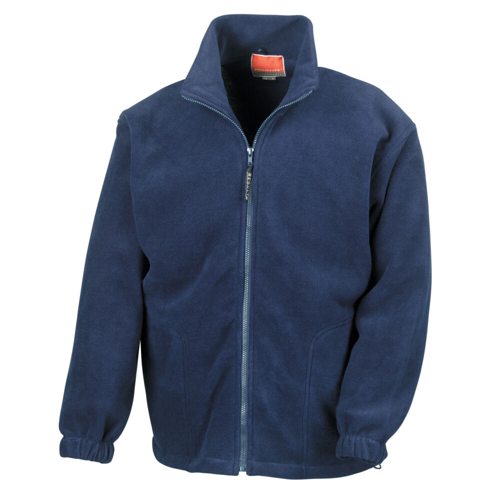 Result (Xxl, Navy) Unisex Adult Polartherm Fleece Jacket
