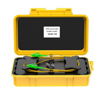 Fiber Optic OTDR Launch Cable Box Dead Spot Eliminator Fiber Optic Ring OTDR Transmitting Cable Box 300M LC/APC-LC/APC