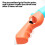 Handle Shooting Game Controller for   2  Controllers (for  2 Not Included) Black 5