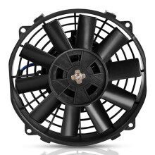 Universal Slim Fan Push Pull Electric Radiator Inhale Cooling Fans 12V 80W Engine Fan with Mount Kit(Diameter 12 Inch)
