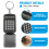 Gray Plastic Casing 8 Digits Electronic  Calculator w Keychain 2
