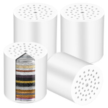 4PCS 20 Stage Shower Filter Replacement Shower Filter Elements with Vitamin C Shower Replacement Filter