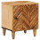 VidaXL vidaXL Bedside Table Brown 40 x 33.5 x 46 cm Solid Mango Wood 1