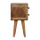 Solid Wood Curved Bedside Table, 20*20*40cm 3