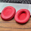 Replacement Ear Pads for  W800BT  Headset Easy Installation, Enhanced Sound Isolation Red 4