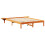 VidaXL vidaXL Bed Frame Wax Brown 140 x 200 cm Solid Pine Wood 3